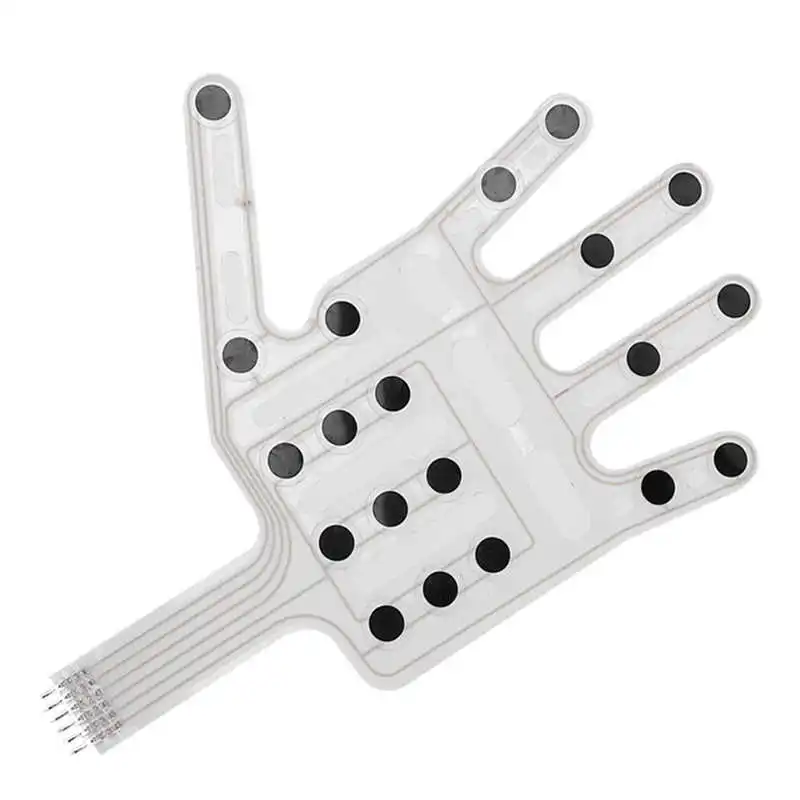 Flexible Resistive Sensor Thin Film Pressure Sensor Plastic Glove Type Left Hand Pressure Sensor