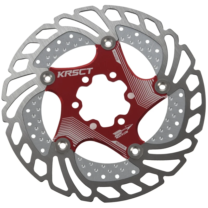 KRSCT 1 шт. 160 мм MTB DH горный велосипед ротор охлаждения Тормоза вниз холм плавающий