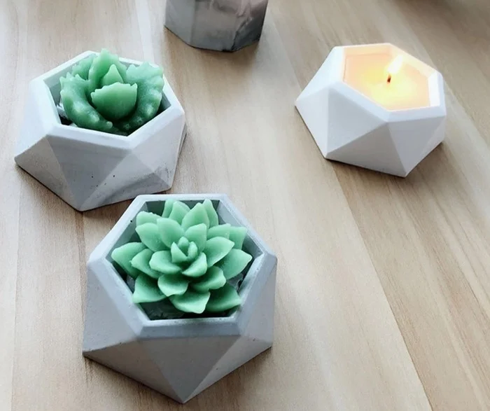 DIY садовые плантаторы цементные формы художественный цветочный горшок форма для