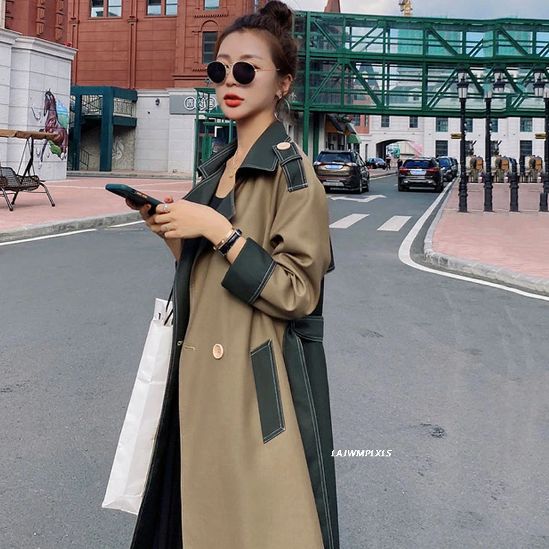 2020 New Spring Autumn Fashion Double-breasted