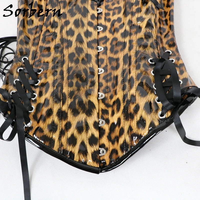 Sorbern Custom Color Corset Women Fetish U-Shaped Cup Support Breast Steel Corset With Corset Lace Up Back Hourglass