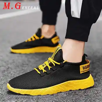 

Flat Shoes for Men Mesh Breathable Summer Sneakers Outdoor Men's Slip-ons Low Casual Shoes Plus Size Walking Tenis Shoe 2020 C58