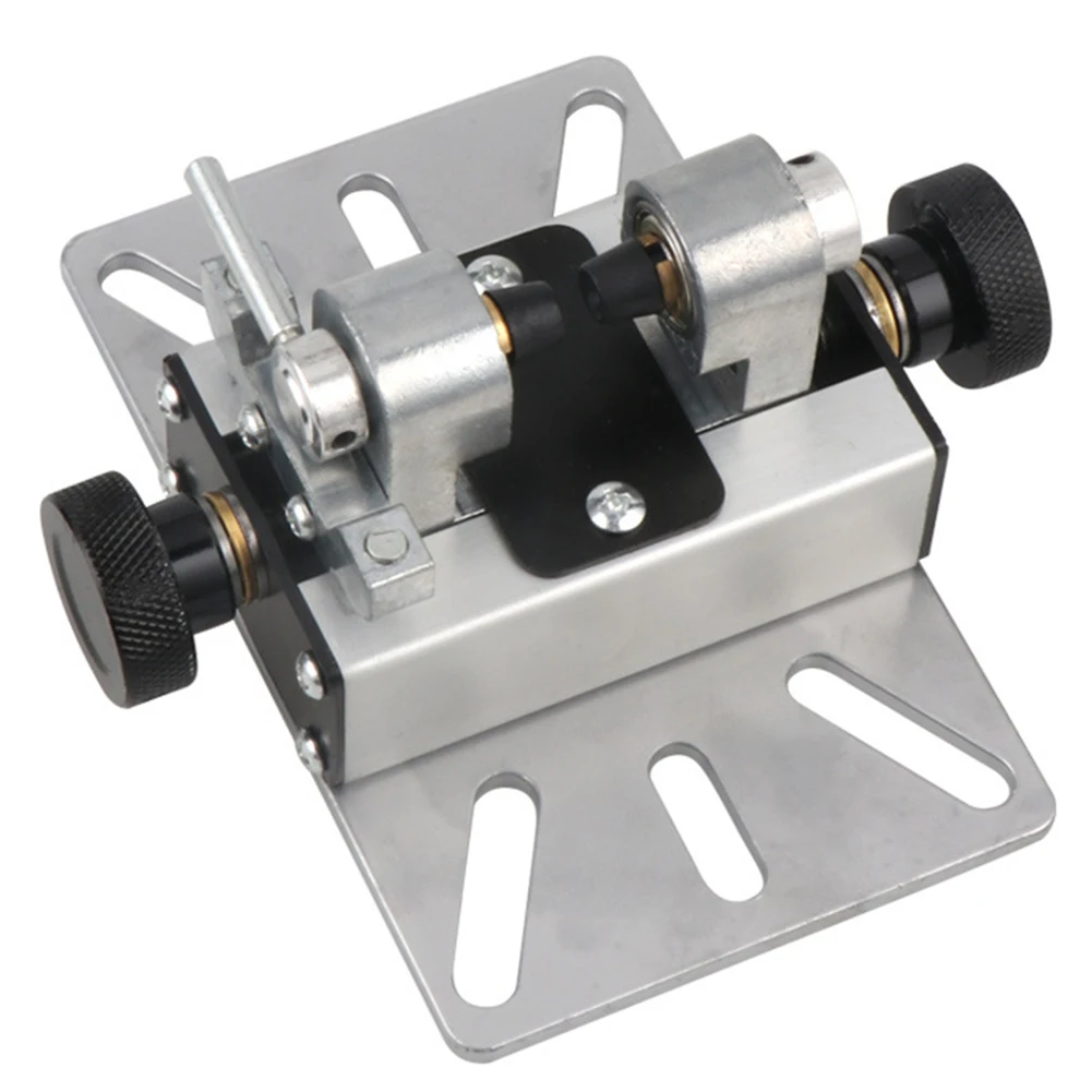 

Punch Bracket Polisher Beads Machine Woodworking Rotary Tool Lathe Mini Aluminum Alloy Durable Craft Silver DIY Drill Hole