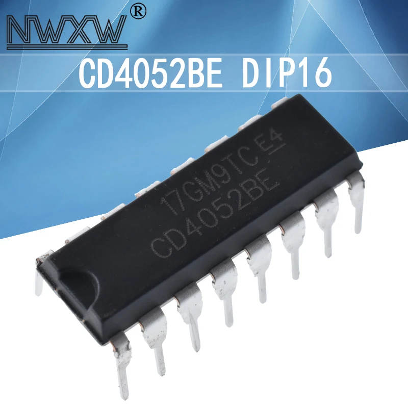 10 шт. CD4052BE DIP16 CD4052 DIP 4052BE DIP-16 Новый и оригинальный IC | Электронные компоненты