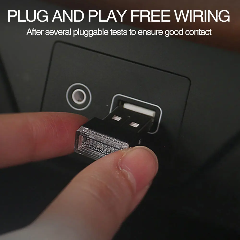 Портативный Led USB DJ атмосферный светильник для Nissan volvo Jaguar Holden Acura|Декоративная