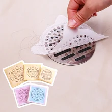 

12pcs/15pcs Disposable Sink Strainer Stickers Bathroom Kitchen Sewer Hair Strainer
