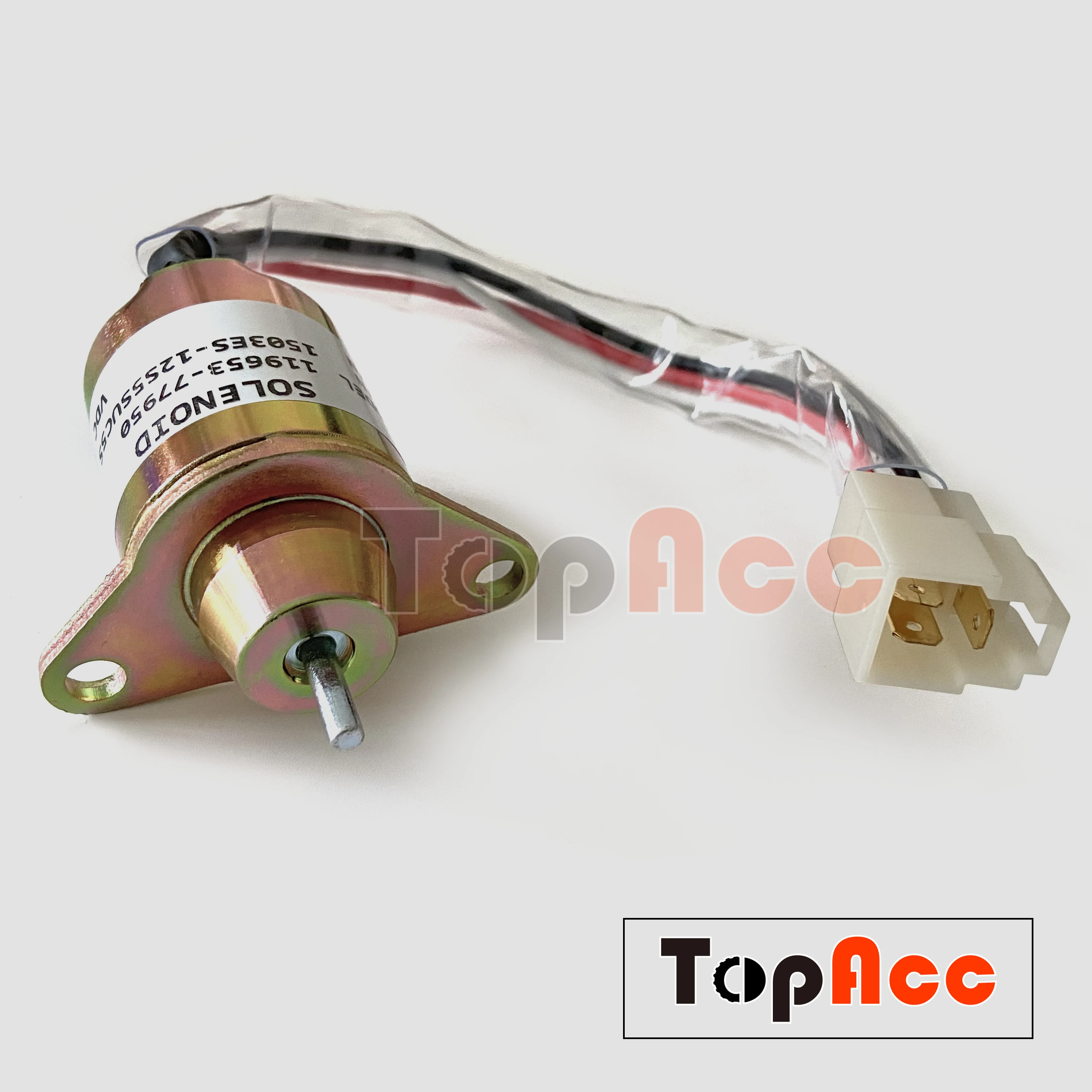 Valvola Interruzione Carburante Per Motori Elettrovalvola Di Intercettazione Carburante 1503ES-12S5SUC5S Per Motori Yanmar - Ricambio Compatibile 119653-77950 Elettrovalvola Yanmar