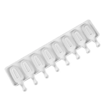 

Newest Ice Cream Silicone Mold Diy Molds Ice Cube Moulds Ice Cream Maker Dessert Molds Tray With sicle Thick Material