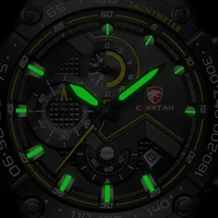 Men Watch CHEETAH Top Luxury Brand Chronograph Sports Men’s Watches Quartz Chronograph Clock Male Wristwatch Relogio Masculino 2