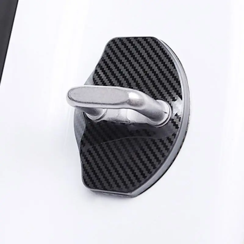4PCS 3D Car Door Lock Buckle cover For tesla model 3 X Stickers Accessories | Автомобили и мотоциклы