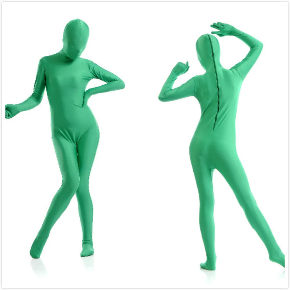 Green Сценический костюм; женские колготки для косплея; плащ-невидимка для девочек; комбинезоны; Одежда для взрослых; детская одежда для Хэллоуина - Цвет: Green