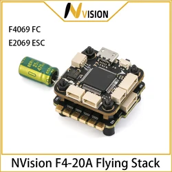 NVision – batterie de vol tcmrc F405, contrôleur de vol E2069, tension ESC 2 6S Lipo pour Drone RC FPV Racing, offre spéciale, F4 20A 