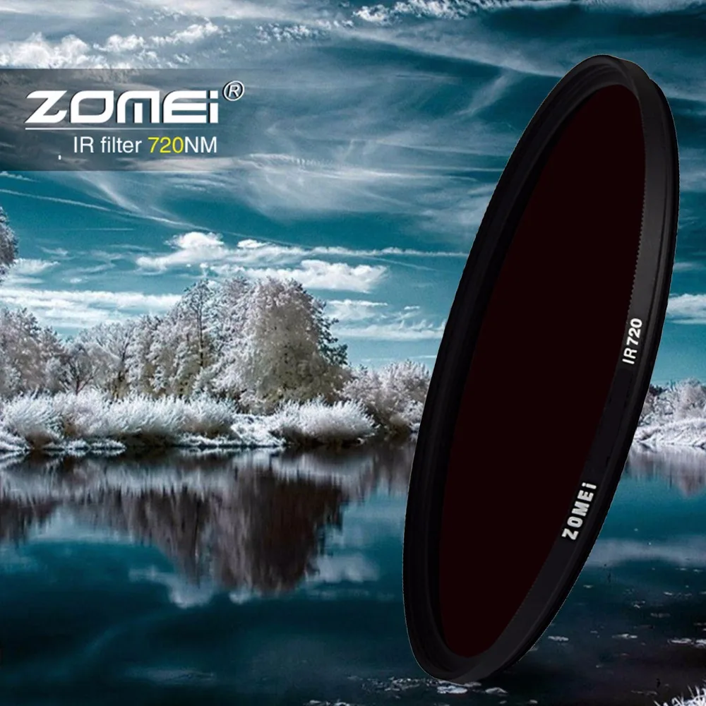 ZoMei инфракрасный ИК фильтр 680nm 720nm 760nm 850nm 950nm X-RAY для SLR DSLR объектив камеры Nikon Canon sony |