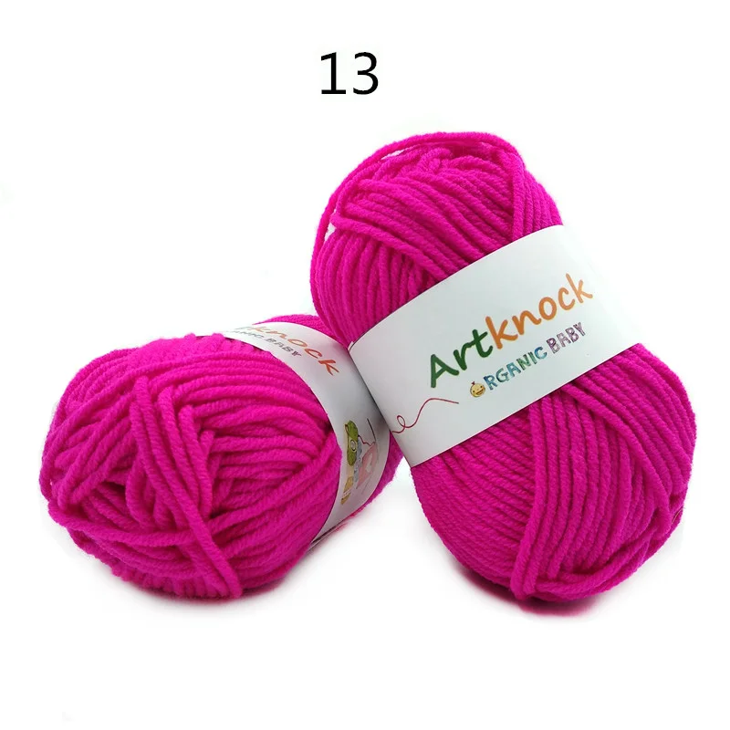 A13 16PCS 16 шт., хлопчатобумажная пряжа для вязания крючком, пряжа для ручного вязания, носки-свитера, 25 гр./шт, предлагаем спицу для вязания крючком, № 3 - Цвет: A13 16PCS