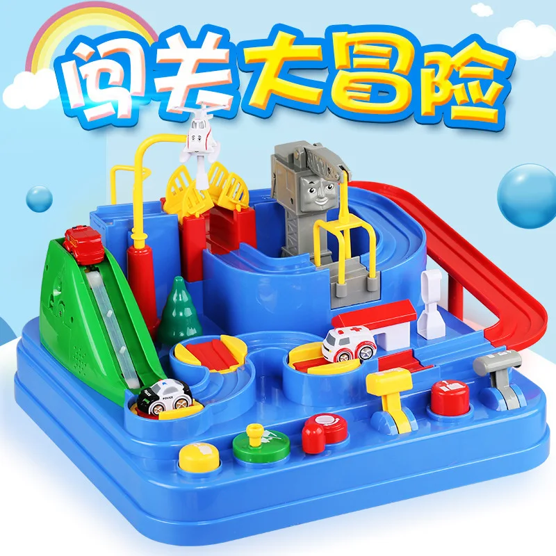 

Children'S Educational Machinery Operation Checkpoints Car Adventure Camera Track with Music 3-6-Year-Old GIRL'S And BOY'S Gift
