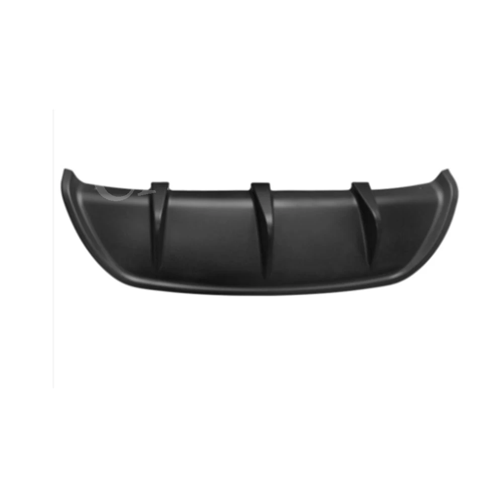 Carbon fiber / ABS Car Rear Lip Diffuser For Alfa Romeo Stelvio Fins Shark Style Skid Plate Car Bumper Guard