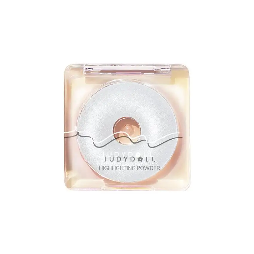 Judydoll Highlighter Powder "Ring Light" Monochrome Highlight 3d Diamond Shine Longlasting Waterproof Easy to Wear Face Makeup