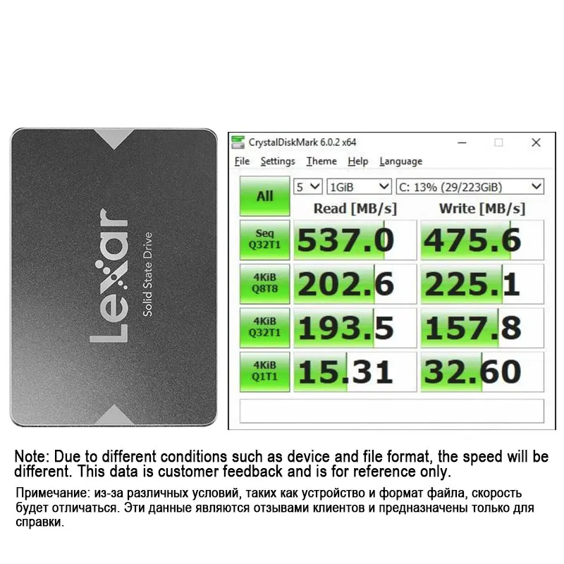 Жесткий диск Внешний жесткий диск Lexar 1 ТБ 256GB 128GB disco duro solido externo hd для ноутбука, HDD 2," с кронштейном Sata кабель ssd жесткий диск жёсткий диск ноутбук ssd диск жеский диск ssd для ноутбука