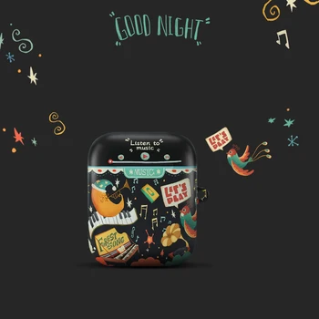 

for Cute 3D Cartoon PC Case Cover for 1 2 Charging Case Protector Protective Case for Wireless Earphones