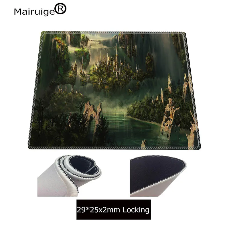  Fantasy Landscape Large Gaming Speed Mouse Pad Lock Edge Mouse Mat Computer Desk Pad Keyboard Mat f