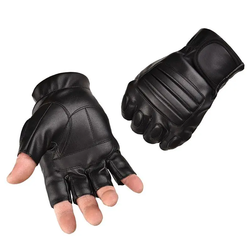 Перчатки для велоспорта, регулируемый искусственная кожа, уличные защитные перчатки для езды на велосипеде, фитнес, спортивная одежда