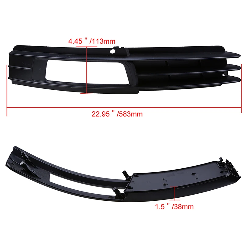 Автомобильная фара POSSBAY для Audi A6 C6 Sedan/Avant 2008 2009 2010 2011|bumper grille|grill fog lightslower bumper grill |