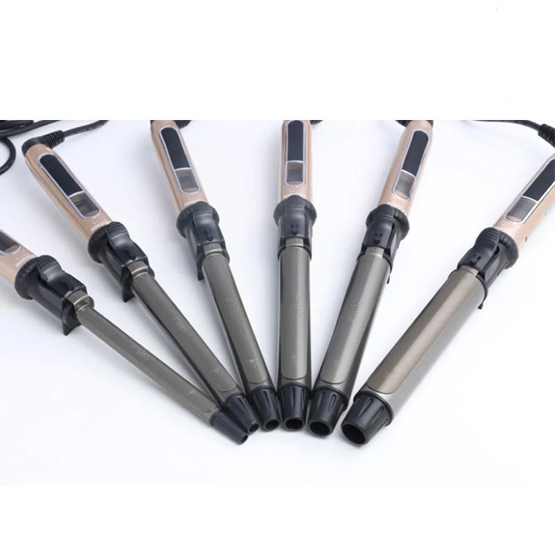 

2019 Salon Hair Styling Tool Curler 360° Rotating Fast Heating LCD Display