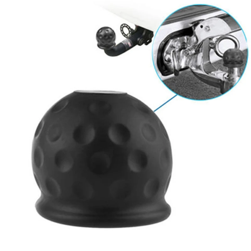 Tow Bar Ball Cover 50mm Universal for Trailer Protect car accessories rubber acid alkali resistance trailer ball cover tow bar ball cover