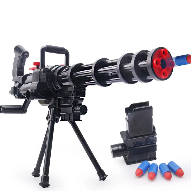 Gatling Continuous Foam Dart Shot Gun 