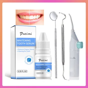 

PUTIMI Bleaching Teeth Whitening Serum Removes Tartars Plaque Stains Oral Hygiene Care Toothpaste Dental Tools Teeth Whitener
