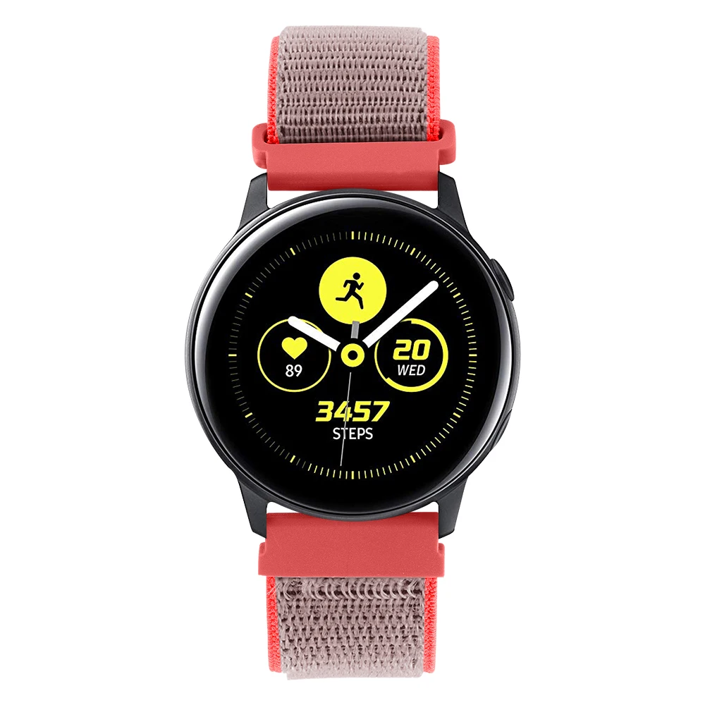 20 мм ремешок для samsung Galaxy Watch Active 2 42 мм ремешок gear S2 Sport Huami Amazfit Bip/GTR 42 мм умный Браслет Correa