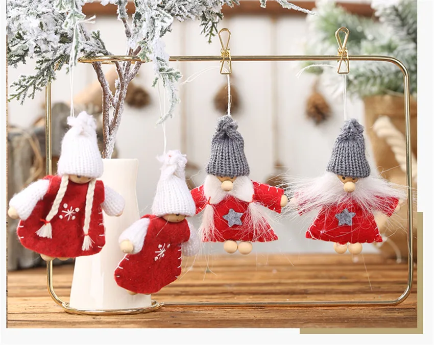 Рождественская Кукла-ангел, Рождественский Декор для дома, Рождественская елка эльфа, кулон, рождественские подарки, декор Noel Navidad, год