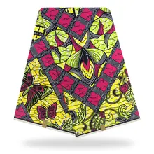 Новое поступление 6 ярдов Воск голландский Африканский костюм настоящий голландский воск настоящий воск для лоскутного шитья хлопок Y90814-13