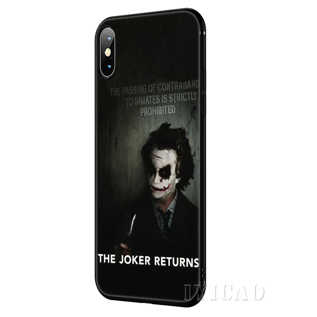 Мягкий силиконовый чехол joker Joaquin Phoenix movie для iPhone 11 Pro Max XR X XS Max 6 6S 7 8 Plus 5 5S SE - Цвет: 8