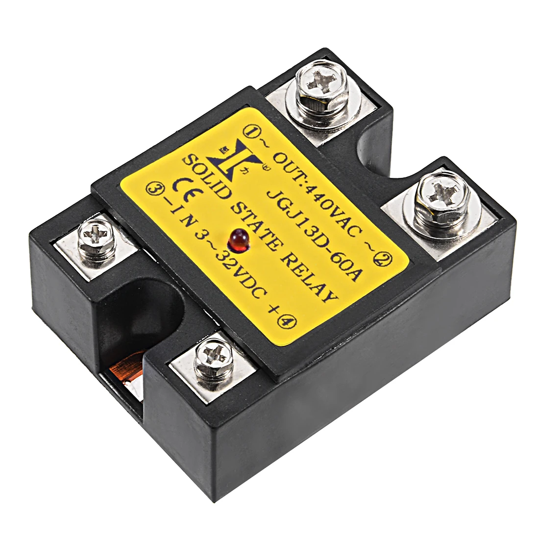 

uxcell 1pc Single Phase Solid State Relay Module 10A 20A 30A 40A Input DC 3-32V to Output AC 440V Widely Usage