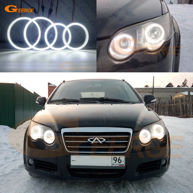 Для Chery B14 Eastar Cross Rely V5 Boss Definition Crossover 2006 2011 ультра яркий SMD светодиодный комплект