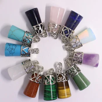 

13*30mm hollow out pendant insert column gemstone ,jewelry pendant ,jewelry findings free shipping