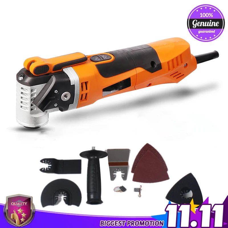 220V Oscillating Multi-function Universal Cutting Woodworking Trimming Machine Electric Swing Shovel Power Tool | Инструменты
