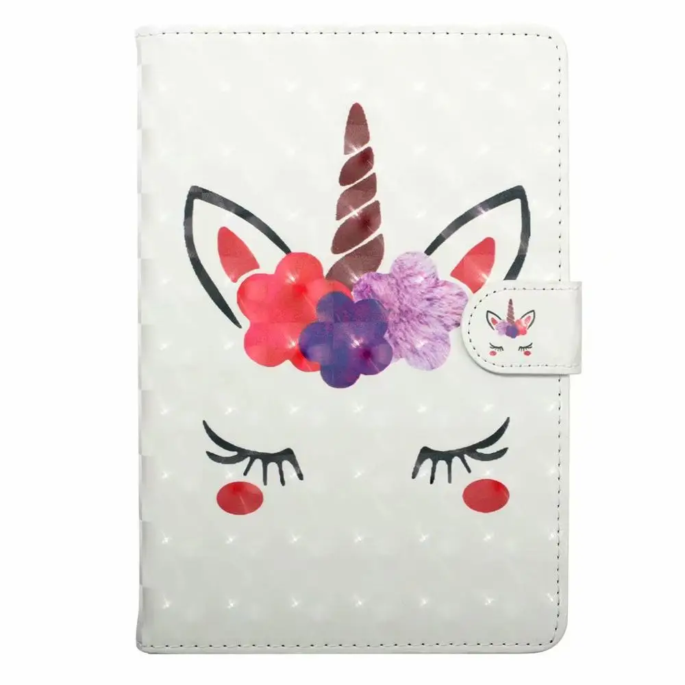 3D с мультипликационным принтом из искусственной кожи Funda чехол для samsung Galaxy Tab S2 9,7 SM-T810 T815 чехол для samsung Tab S2 T810 9,7 дюймов Чехол - Цвет: F
