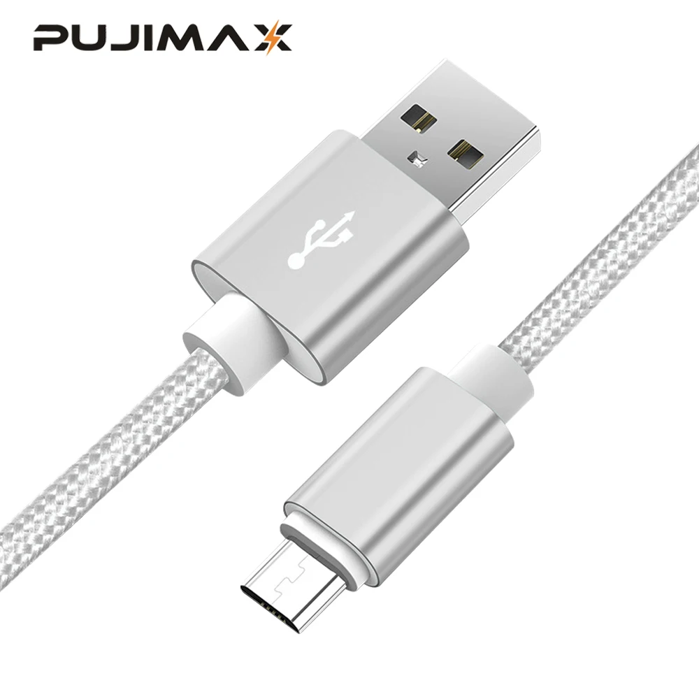 

PUJIMAX Micro USB Cable 5V 2.4A Fast Data Sync Charging Cable For Samsung Huawei Xiaomi LG Andriod Micro usb Mobile Phone Cables