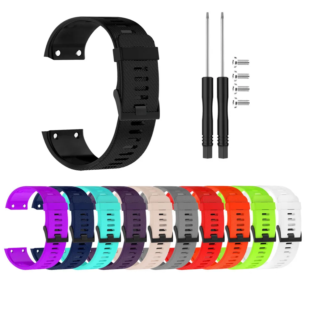 Спортивный силиконовый ремешок для умных часов Garmin Forerunner 30 35 аксессуары браслета
