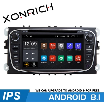 

2 din Android 8.1 Car Radio Multimedia Player For Ford Focus 2 mk2 Transit Connect S-MAX C-MAX Kuga Mondeo 4 DVD GPS Navigation