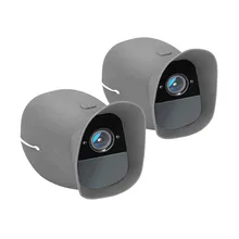 2 Pcs Protective Cover Durable Wireless Camera Silicone Soft Removable Outdoor Anti Scratch Skin Security For Arlo Pro