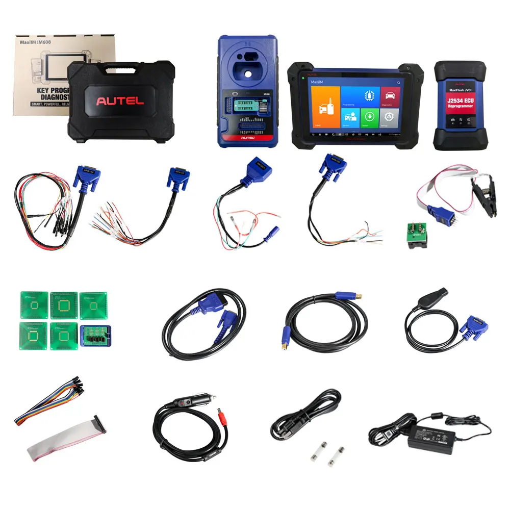 Autel MaxiIM 608+ G BOX Инструмент для программирования ключей IMMO автомобильный диагностический инструмент автомобильный инструмент для сканирования всех ключей