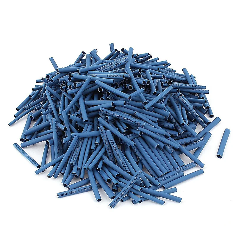 600Pcs 2mm/2.5mm/3mm 2:1 Heat Shrink Tube Sleeving Wrap Wire Kit Blue | Обустройство дома