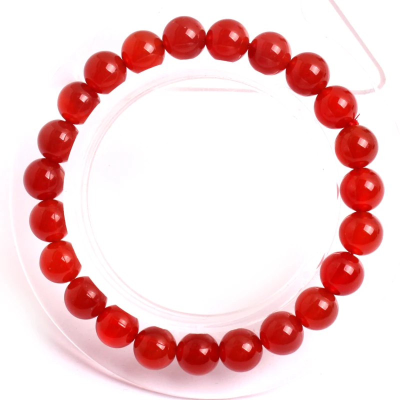 45 Perle Rotonde In Agata Naturale 8 Mm – Vere Pietre Per Bracciali E Gioielli Fai-da-te – Lunghezza Filo 38 Cm
