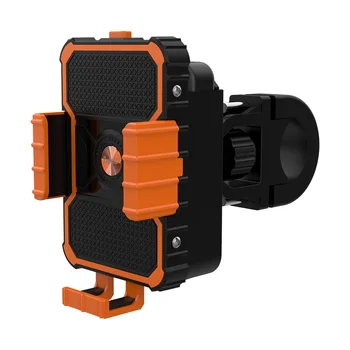 

Phone Holder Bicycle Phone Holder For Motobike Mobile Cell Support Clip Stand GPS Mount Bracket with Battery Slot Green/Black