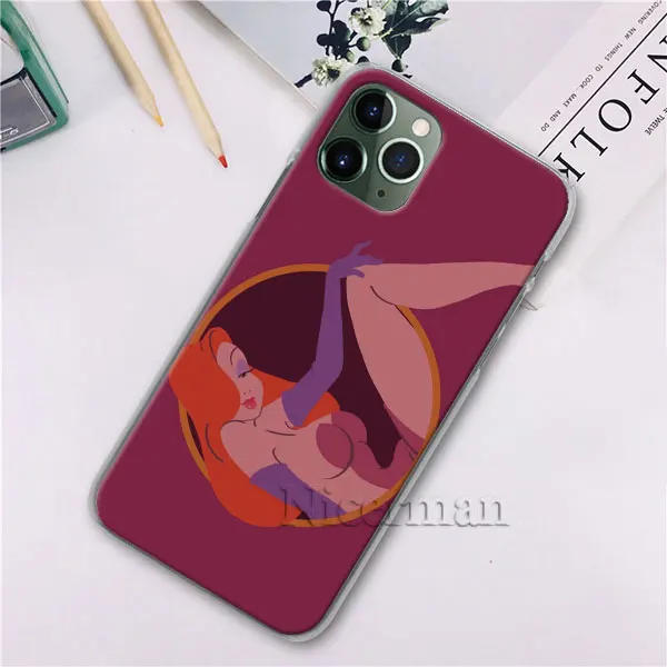 Сексуальный чехол для телефона Jessica Rabbit для Apple iPhone X, XR, XS, 11 Pro Max, 7, 8, 6, 6s Plus, 5 5S, Жесткий Чехол - Цвет: H07