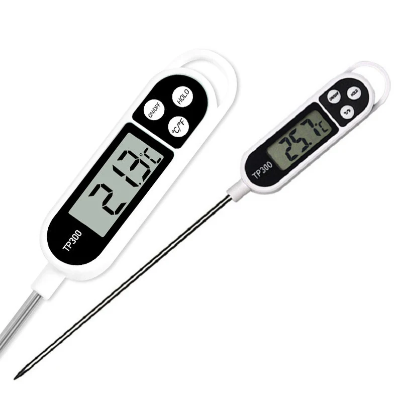 TP-300 LCD Digital Household Kitchen Food Water Thermometer Probe Type