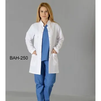 

Women Short Sleeve White Lab Coat Men Women Lapel Collar Button Down Medical Doctor Blouse with Pockets Doctor Nurse Uniform